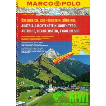 Rakousko Liechtenstein,Sudtirol atlas sešit