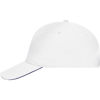 Myrtle Beach MB 35 sandwich 5 panelová COT03003590899-white/navy Bílá/navy