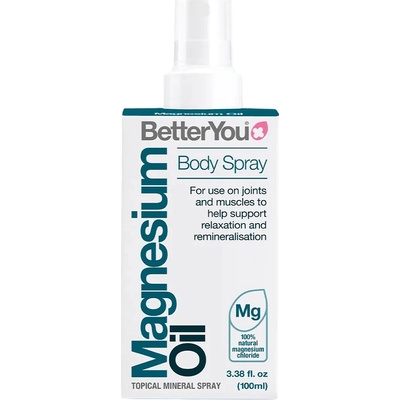 BetterYou Magnesium Oil Body Spray, Magnesiový tělový olej ve spreji, 100 ml