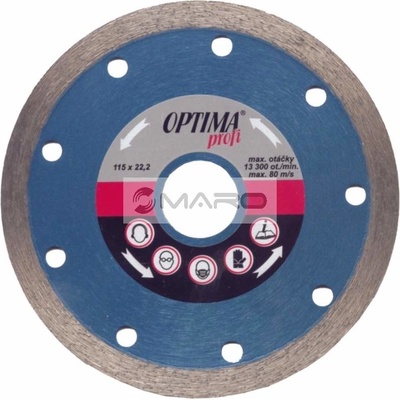 Optima Kotouč diamantový řezný 180 x 22,2 x 1,3 mm DK180