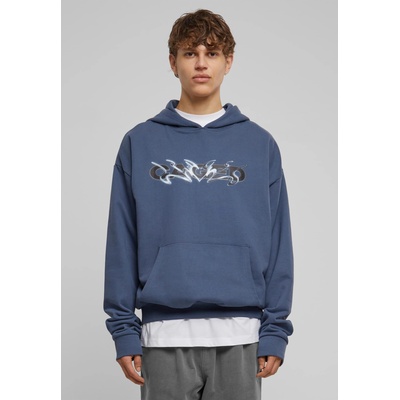 Mister Tee Cagedchrome Ultra Heavy Oversize Hoodie vintageblue XXLUB-MT3003-02428 - Бял, размер XXL