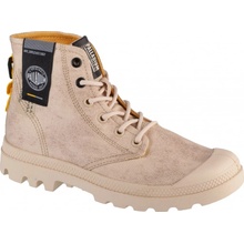 Palladium béžové kotníkové boty na platformě palladium pampa surplus 74389-210-m