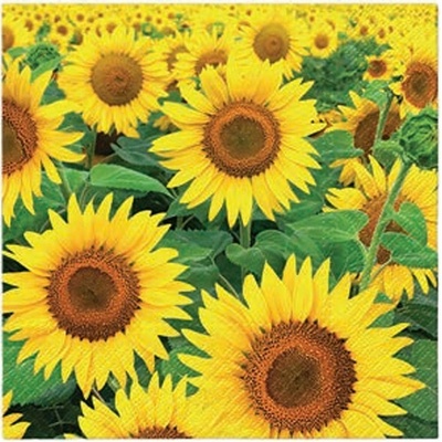 TaT ubrousky Sunflowers Field 33x33cm