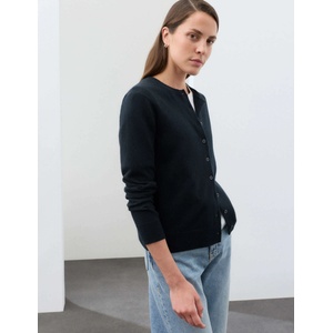 Marks & Spencer Кардиган от чист кашмир с кръглото деколте и копчета отпред Marks & Spencer морско синьо Marks & Spencer | Sin | ЖЕНИ | S