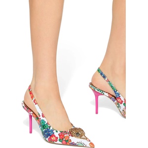 Kurt Geiger London обувки с ток от кожа Large Eagle Sling
