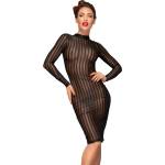 CupidOn USA Noir Dress Stripes M