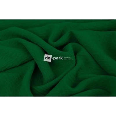 de-park Mačkaná pružná viskoza - trávově zelená