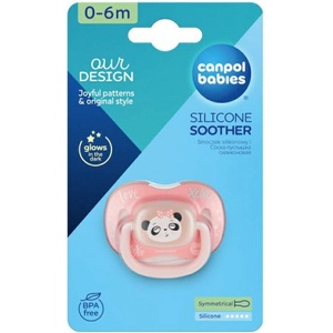 Canpol babies Залъгалка сил сим 0-6м EXOTIC (panda)