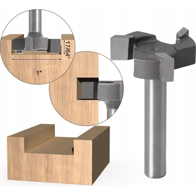 ZAROVNÁVACIA FRÉZA 6mm DREVA TYP T