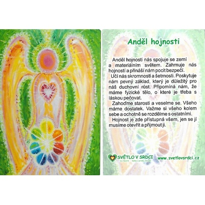 Anděl hojnosti - harmonizační obrázek