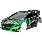 Traxxas каросерия Ford Fiesta ST Rally VXL зелена