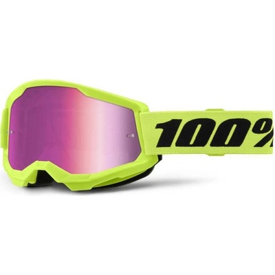 100% Strata 2 Junior Neon zrcadlová skla