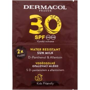 Dermacol Sun Milk SPF30 водоустойчив слънцезащитен лосион 2x15 ml