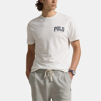 Ralph Lauren Тениска Polo Ralph Lauren Custom Slim Fit Logo T-Shirt - White
