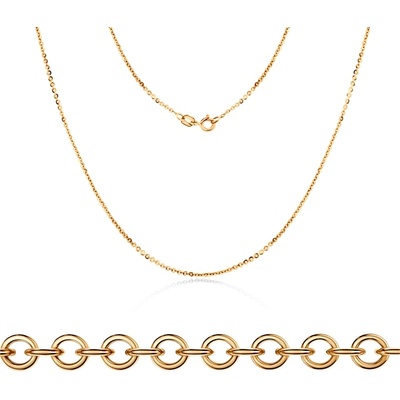 SAVICKI Синджирче Savicki 1, 1 мм: злато 585, Rolo