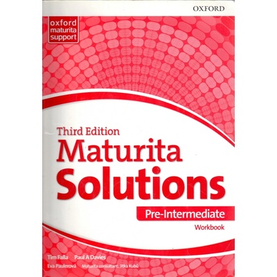 Maturita Solutions 3rd Edition Pre-Intermediate Workbook Czech Edition – Zboží Dáma