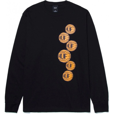 HUF Real Baller LS Tee black