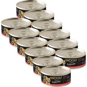 WOOLF WildCat Ultimate Beef Pate 12 x 85 г