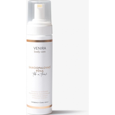 Venira samoopaľovacia pena na telo a tvár, 200 ml