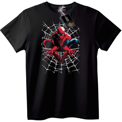 NOONEBRAND Тениска Spider-Man Паяжина - M, White