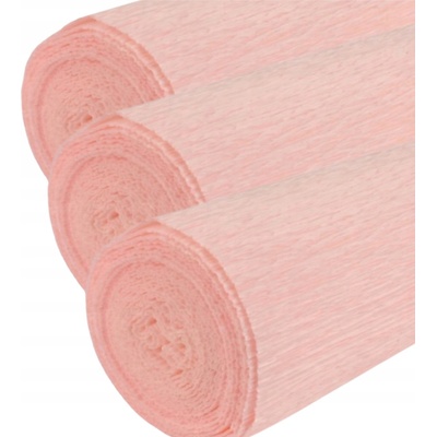 Krepový papier Cartotecnica Rossi svetloružový 50x250 cm 180 g