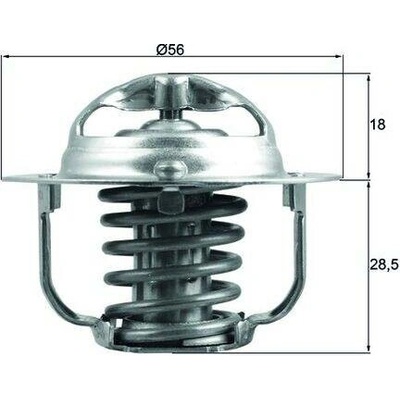 Termostat chladící kapaliny MAHLE ORIGINAL TX 208 88D (TX20888D)