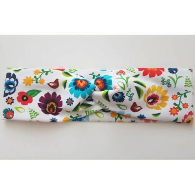 HARAHU Turbanová Čelenka FL-5839 Multifarebná 48