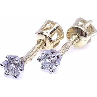 Jan Kos jewellery zlaté náušnice s briliantem 83000499