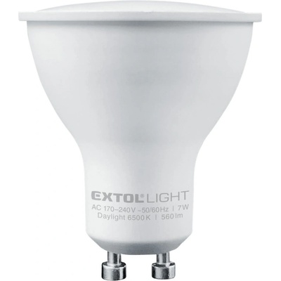 EXTOL žárovka LED reflektorová, 7W, 560lm, GU10, denní bílá