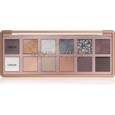 Revolution Beauty The Icon Palette палитра сенки за очи цвят The Smokey Icon Grunge Palette 12x0.7 гр