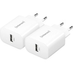 Intenso W5A зарядно USB-A 5W двойна опаковка бял (7800522)
