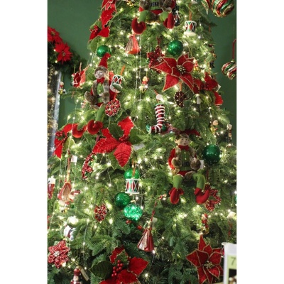 Home decoration Vianočné LED osvetlenie na stromček 480 LED Teplá biela