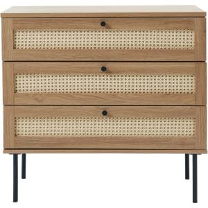 Unique Furniture Нисък скрин от декор от дъб в естествен цвят 80x75 cm Pensacola - Unique Furniture (44634023)