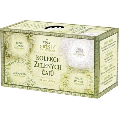 Grešík Kolekce zelených čajů 4 x 5 n.s.