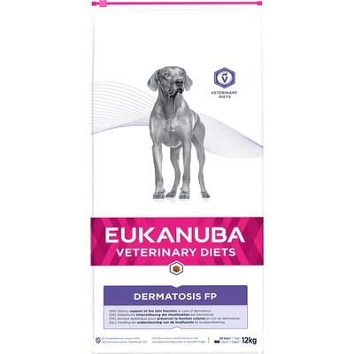 EUKANUBA 2х12кг Dermatosis Eukanuba veterinary diets, суха храна за кучета