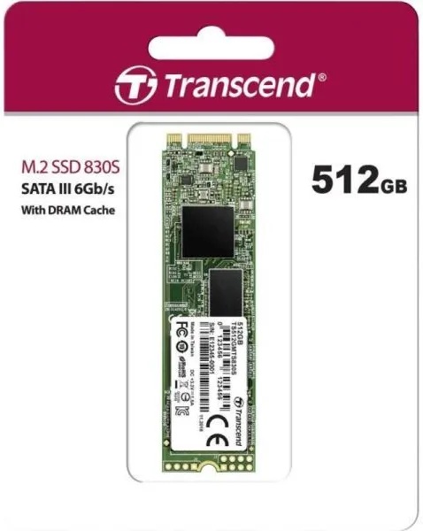 Transcend 512GB M2 2280 (TS512GMTS830S)