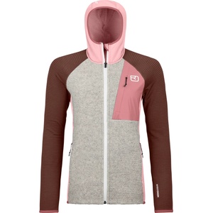 Ortovox Дамско вълнено яке Ortovox Women's Fleece Grid Plus Classic Knit Hoody Fleece jacket - Dawn Rose (105-4930-0413)