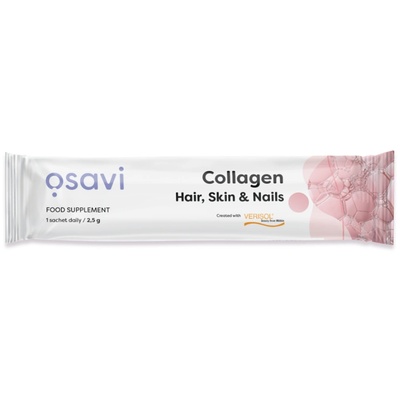 Osavi Collagen Peptides, Hair, Skin & Nails, колаген на прах (здрава коса, кожа и нокти), 2, 5 g
