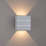 Brilagi - LED външно стенно осветително тяло DOUBLERAY LINE LED/6W/230V бяло IP54 (BG3835)
