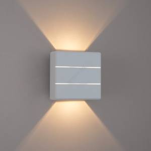Brilagi - led външно стенно осветително тяло doubleray line led/6w/230v бяло ip54 (bg3835)