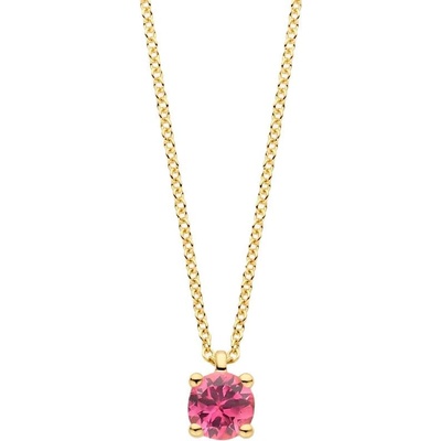 Blush Златно колие с рожден камък турмалин (месец октомври) Blush 3200YPT (3200YPT)