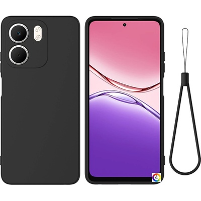 OPPO A5x 5G / 4G Hand Strap Силиконов Калъф TPU и Протектор