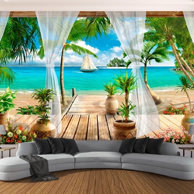 Art gift Фототапет Прозорец към Хавай