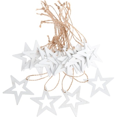 Dakls Дървени Коледни украси в комплект 18 бр. 5 cm Stars - Dakls (SVIC192148)