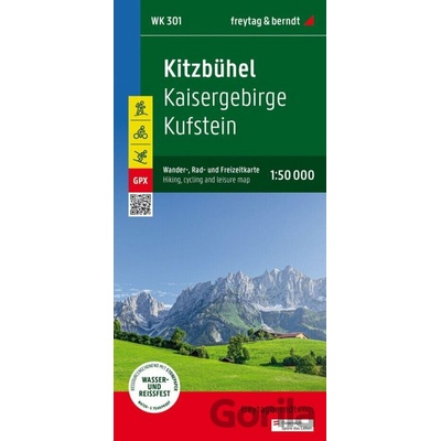 Freytag&Berndt WK 301 Kitzbuhel, Kaisergebirge, Kufstein 1: 50 000