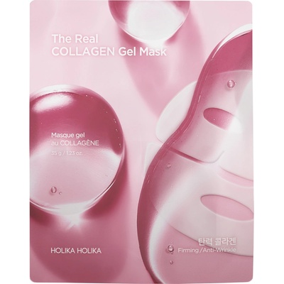 HOLIKA HOLIKA The Real Gel Mask Collagen hydrogelová celonoční maska 35 g
