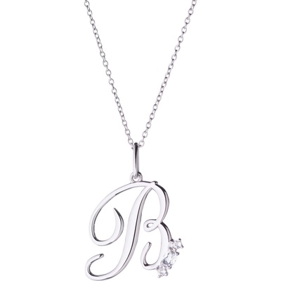 Silenti Jewelry Сребърно колие "В