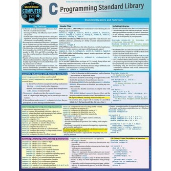 C Programming Language Standard Library: a QuickStudy Laminated ...