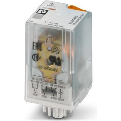 Phoenix Contact REL-OR3/L-120AC/3X21, 2903695 relé, 250 V/DC, 10 A, 10 ks