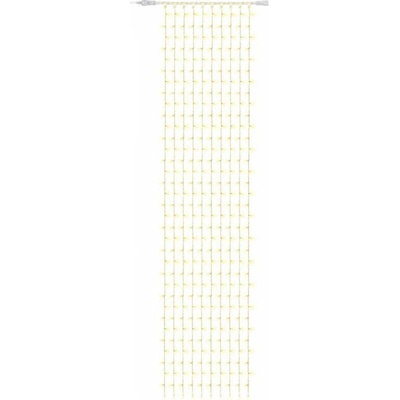 Easy Fix LED svetelná závesná dekorácia do interiéru, 100 × 500 cm, teplá biela s efektom FLASH, 500 LED diód, priehľadný kábel, IP20, predlžovací